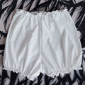 WSW_Safety_Lined_Ruffle_Trim_Mid_Waist_Boyshorts_Women_Black_White_Short_Trousers_MISSTT