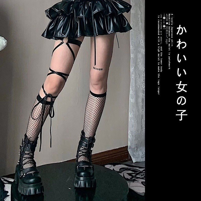 WSW_Shiny_Pu_Metallic_Hip_Hop_Street_Style_Unisex_Youth_Alloy_Buckle_Leg_Warmers_MISSTT