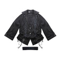 WSW_Stretchy_Comfort_Original_Design_Loose_V-neck_Drop_Shoulder_Black_Overshirts_MISSTT
