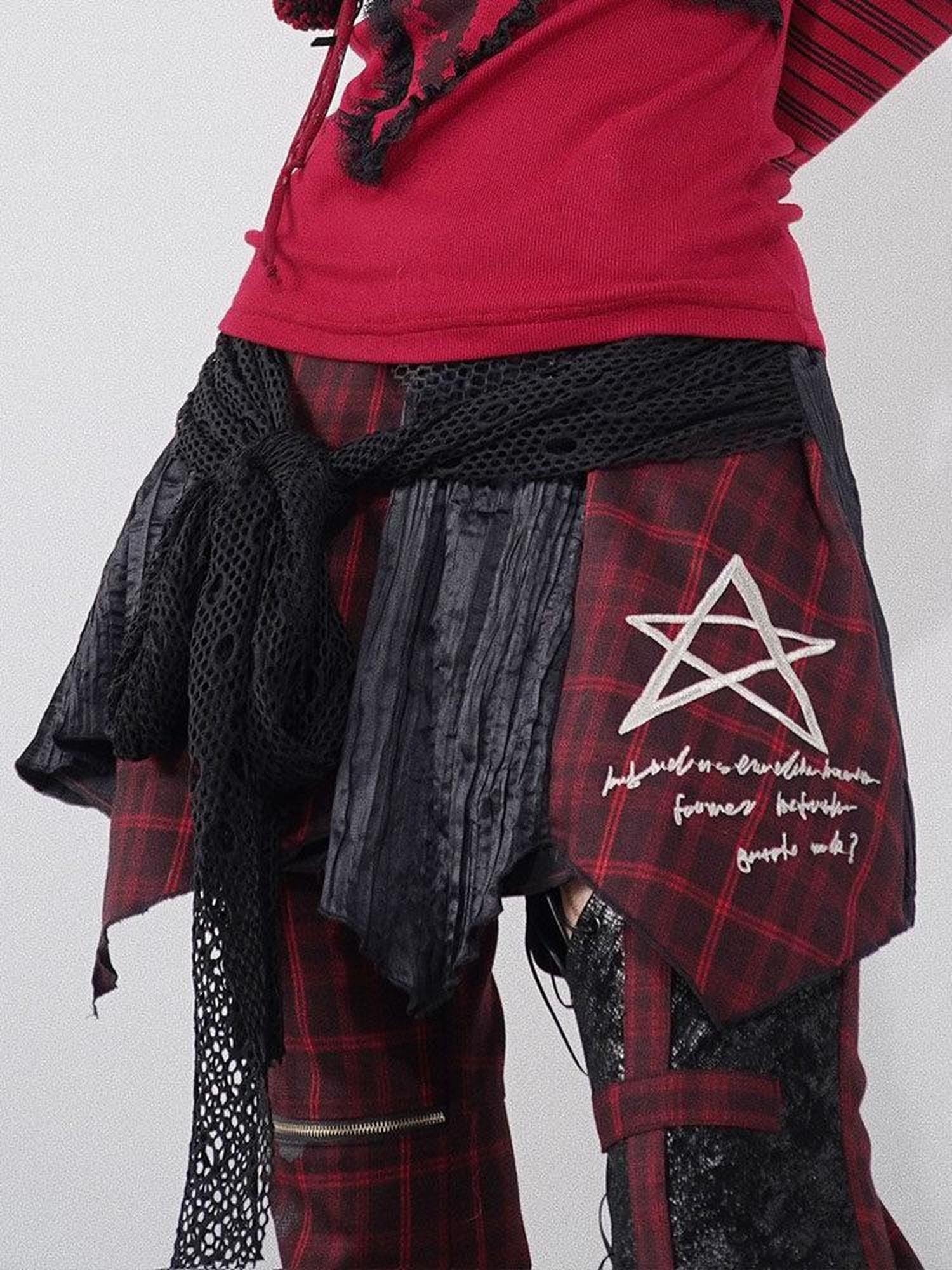 WSW Stretchy Low Waist Asymmetrical Versatile Women Red Black Mini Skirts