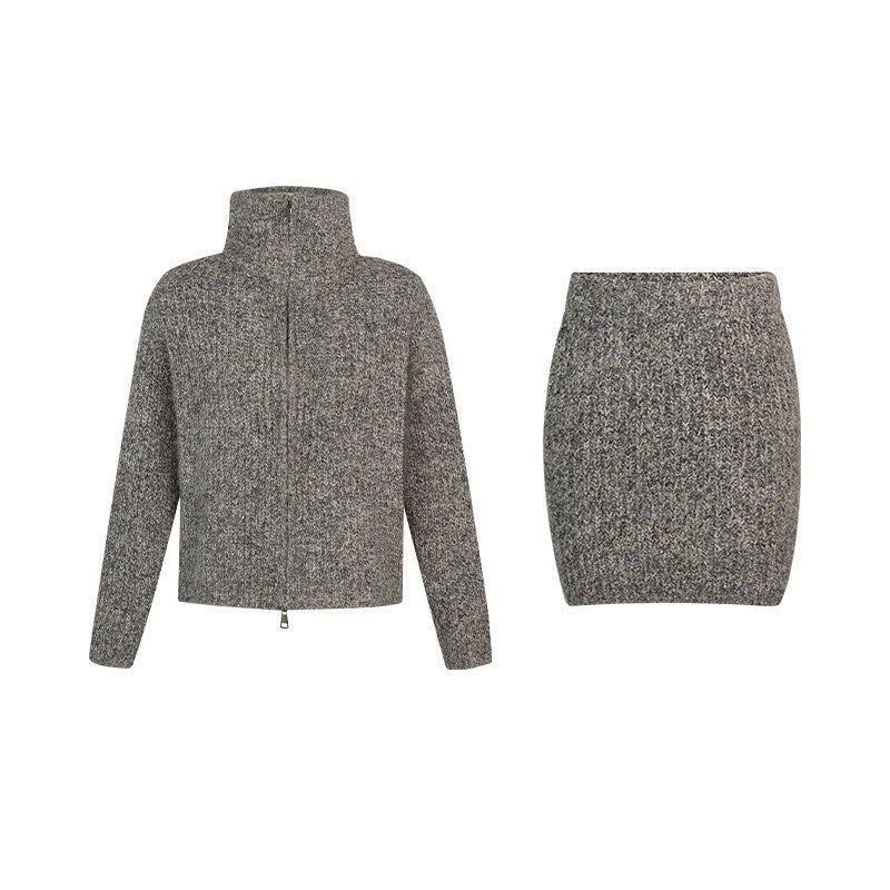 ZERO_Cozy_Thick_Turtleneck_Knit_Two_Piece_Loose_Fit_Women_Casual_Mini_Dresses_MISSTT