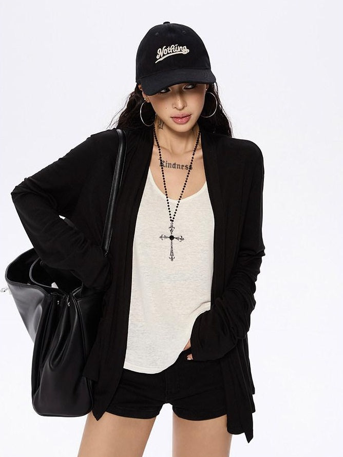 ZERO Washed Low Rise Casual Straight Zip Fly Mid Stretch Black Women Denim Shorts