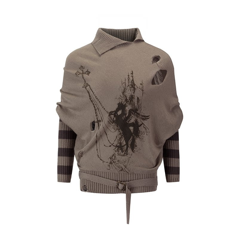 Cest_Nous_Cozy_Wool_Blend_Punk_Batwing_Sleeve_Regular_Fit_Women_Striped_Character_Knitwear_MISSTT