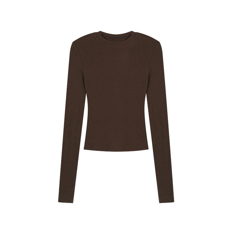 ZERO_3_Piece_Casual_Cropped_Long_Sleeve_Women_Black_Coffee_Top_&_Pants_Sets_MISSTT