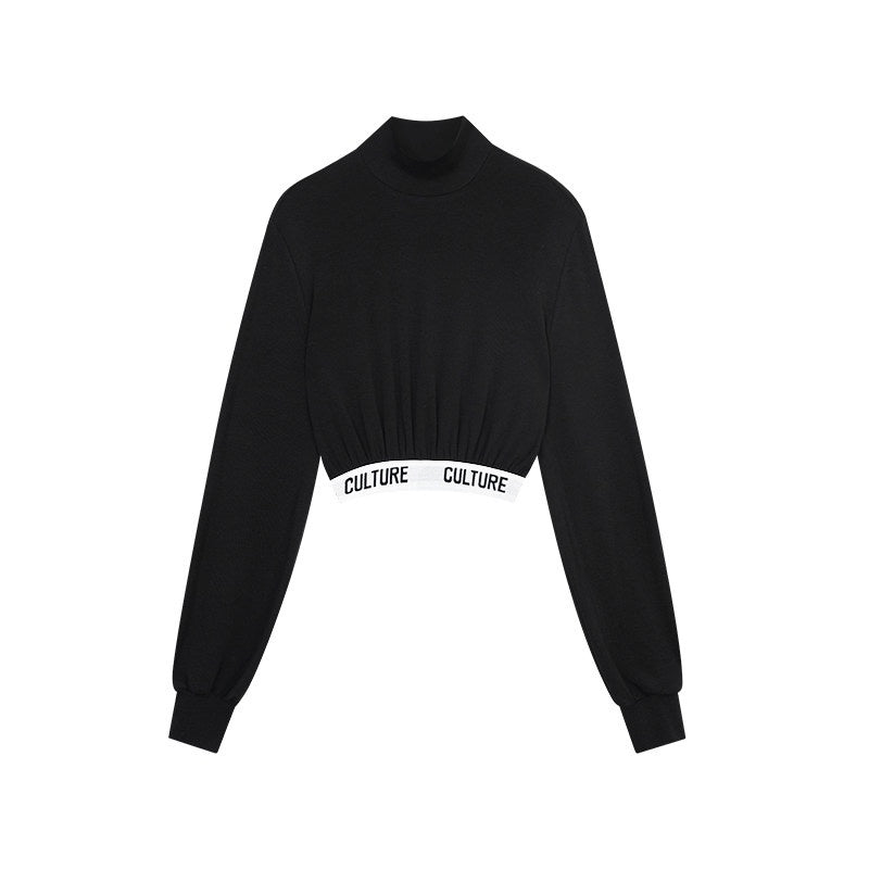 ZERO_Mid_Stretch_Turtleneck_Pullover_High_Waist_Casual_Women_Viscose_Top_&_Pants_Sets_MISSTT