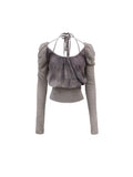 Flowers_birds_Market_100%_Cotton_Slim_Cropped_Striped_Crew_Neck_Gray_Printed_Long_Sleeve_T-Shirts_MISSTT