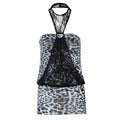 JYOSEI_Blue_Leopard_Panel_Halter_Neck_Fitted_Waist_Euro_Chic_Casual_Women_Mini_Dresses_MISSTT