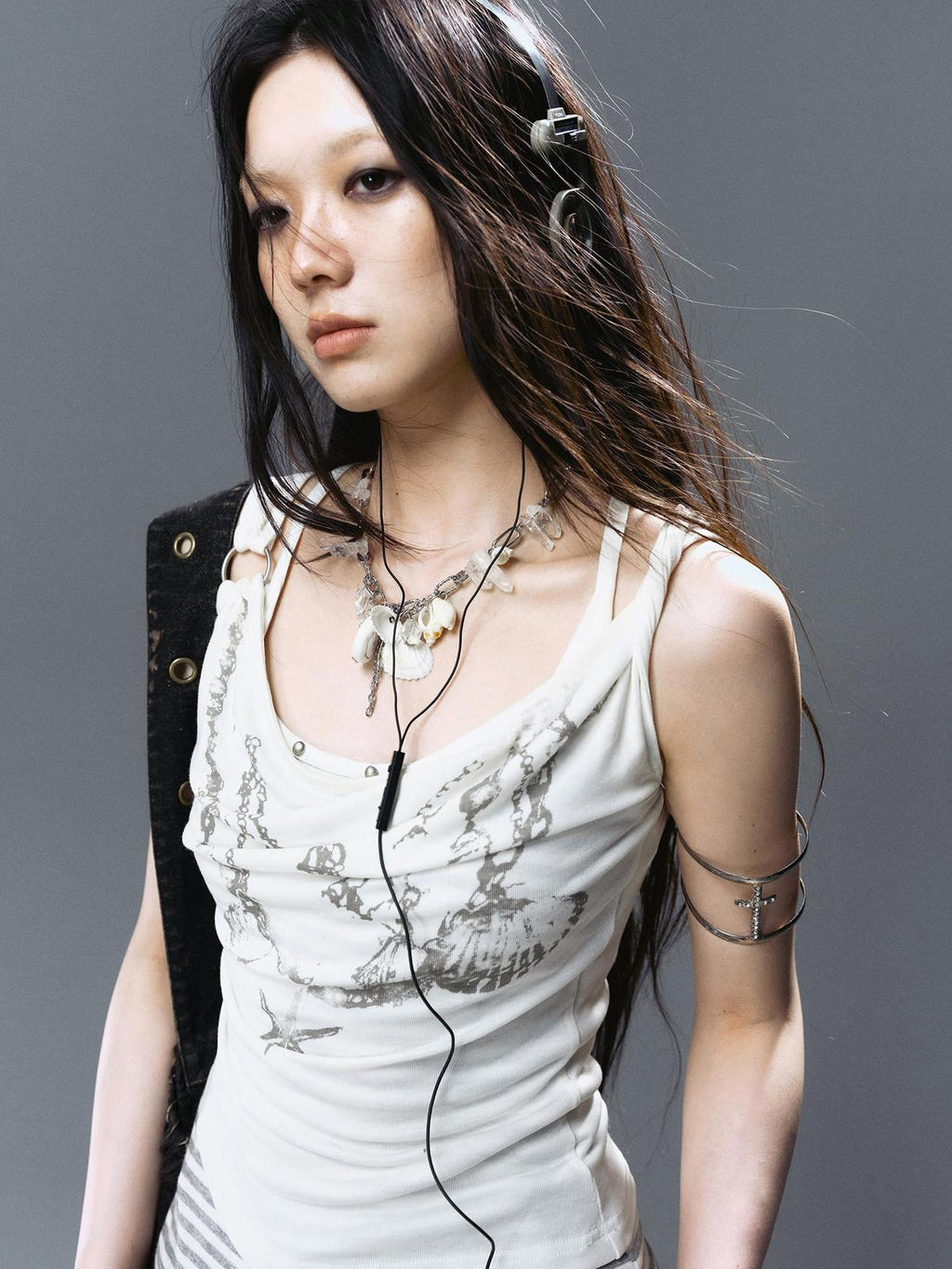 Cest Nous Sparkling Original Artificial Crystal Chain Women Silver Jewelry Necklaces