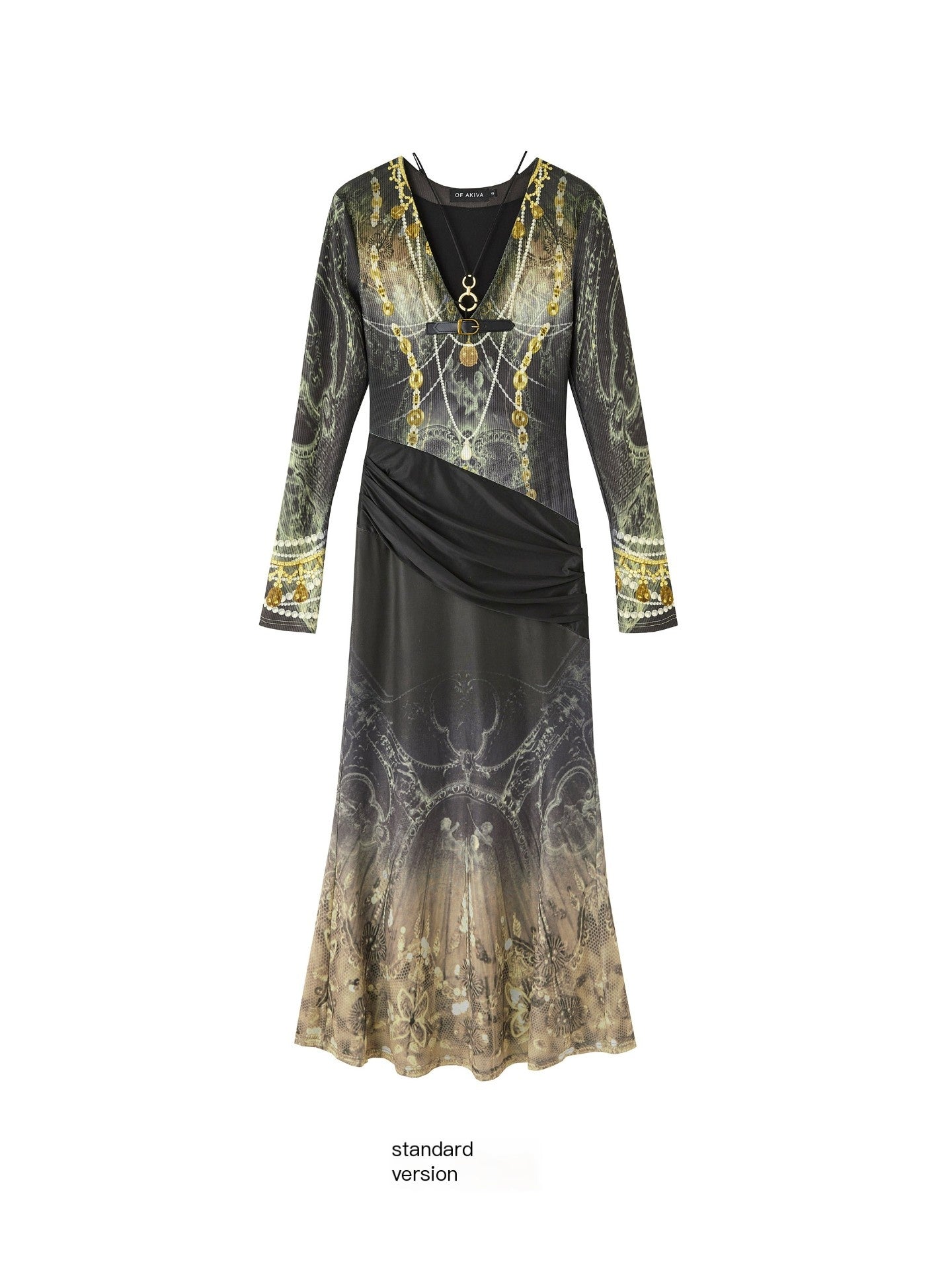 OfAkiva_High_Stretch_High_Waist_Vintage_Floral_V-neck_Long_Sleeve_A_Line_Maxi_Dresses_MISSTT