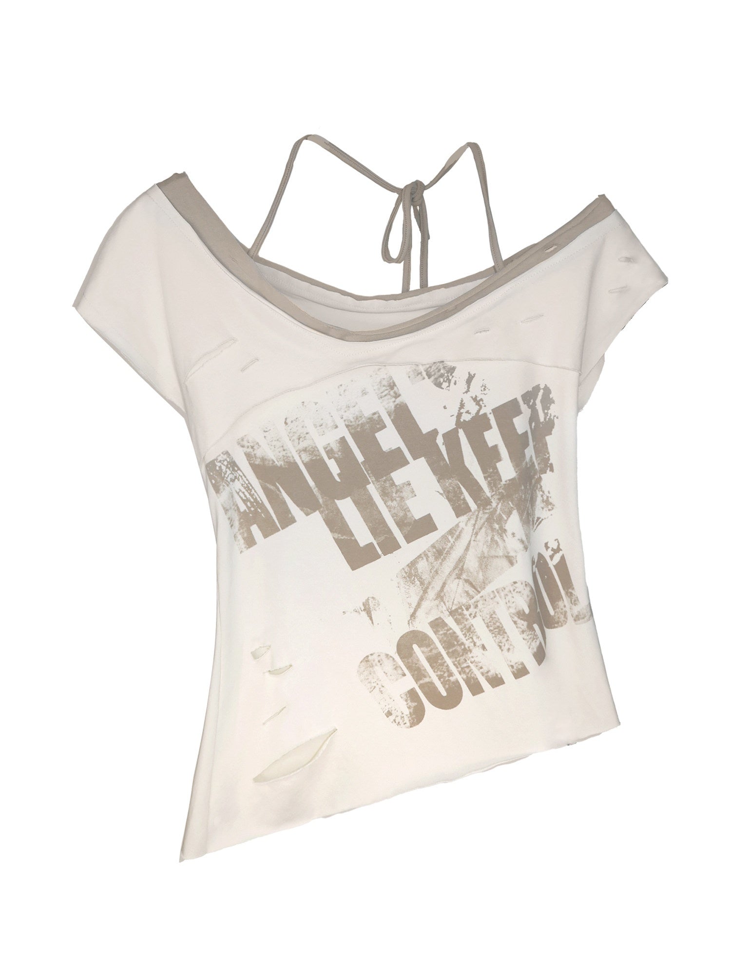 Cest_Nous_Soft_Cotton_Blend_V-neck_Punk_Short_Sleeve_Women_Beige_Sage_Offshouldercroptops_MISSTT