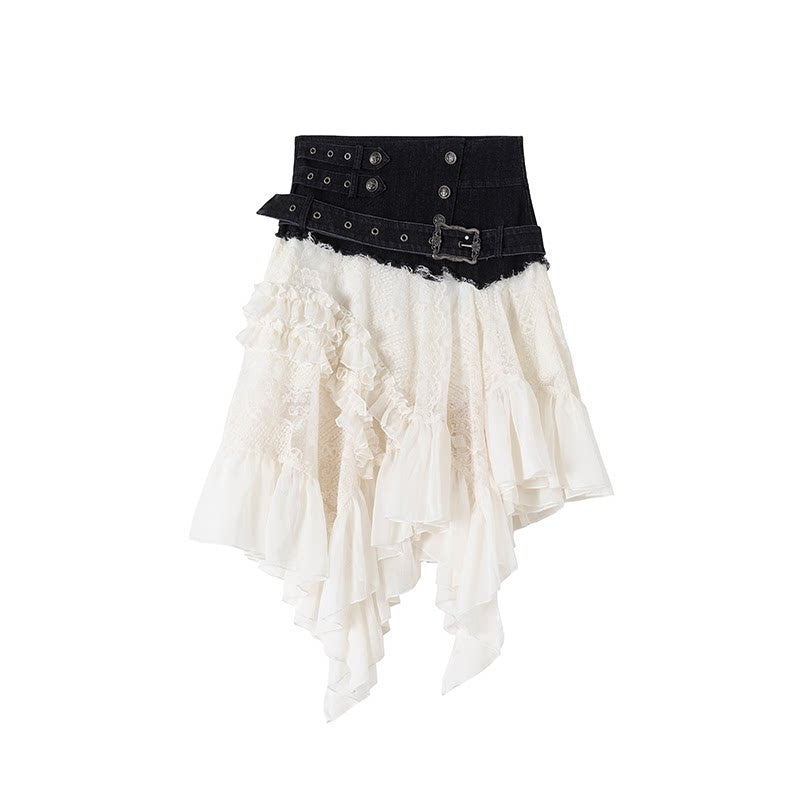 Cest_Nous_Asymmetric_Lace_Mid_Waist_Slim_Fit_Irregular_Hem_Women_Midiskirts_MISSTT