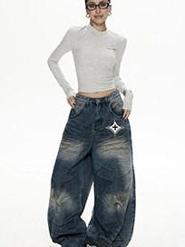 ZERO Soft Lyocell Knit Casual Slim Letter Print For Women Long Sleeve Crop Tops