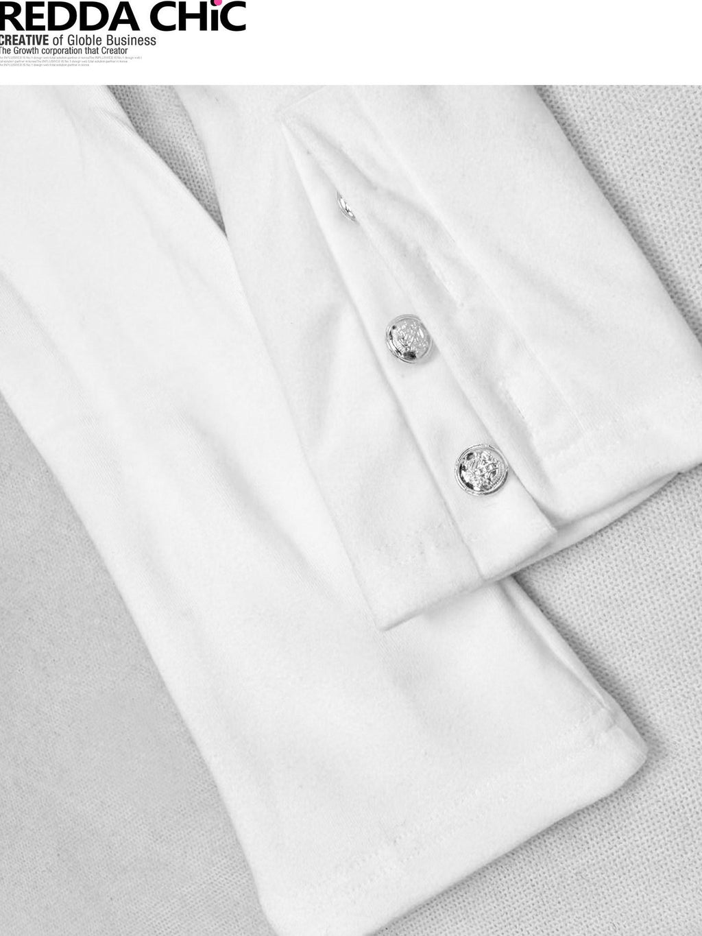 REDDACHIC White Mock Neck Slim Fit Cute Women'S Thermal Fleece Long Sleeve T-Shirts