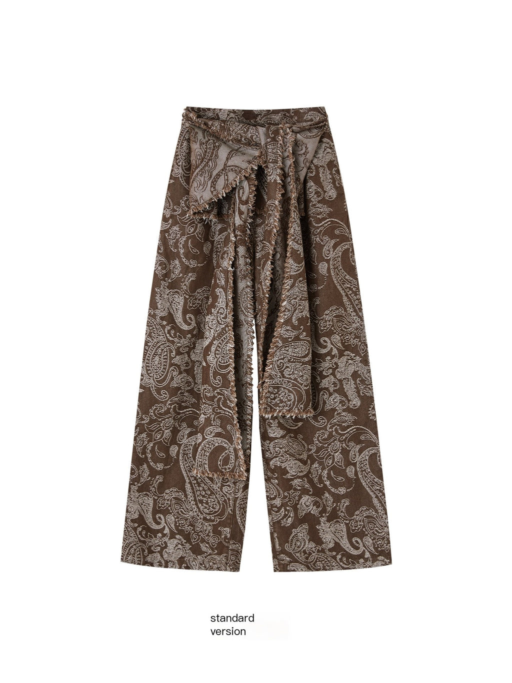 OfAkiva_Pleated_High_Waist_Zipper_Fly_Floral_Print_Women_No_Stretch_Gray_Wide_Leg_Pants_MISSTT