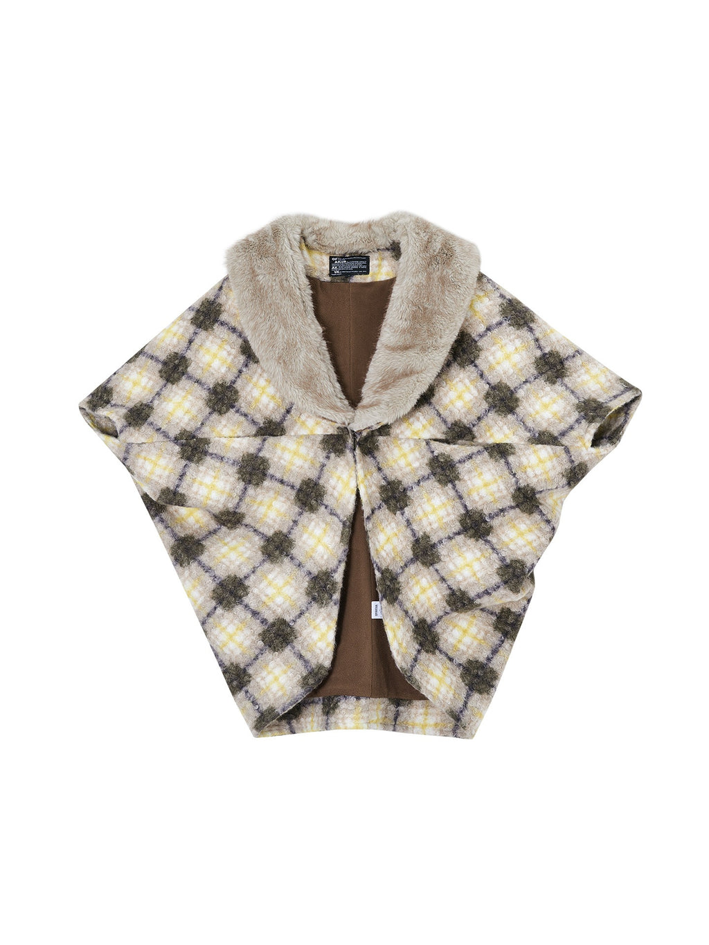 OfAkiva_Cozy_Thick_Vintage_Cape_Silhouette_V-neck_Mid_Length_Plaid_Women_Jackets_MISSTT