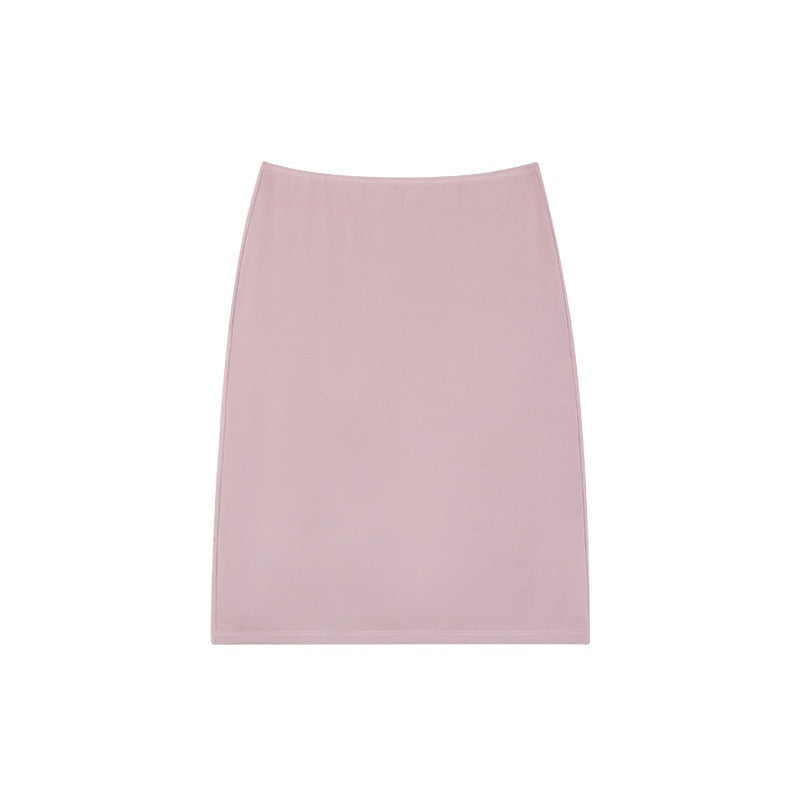 ZERO_Silky_Mercerized_Lined_Retro_A_Line_Low_Waist_Slim_Casual_Polyester_Midi_Skirts_MISSTT