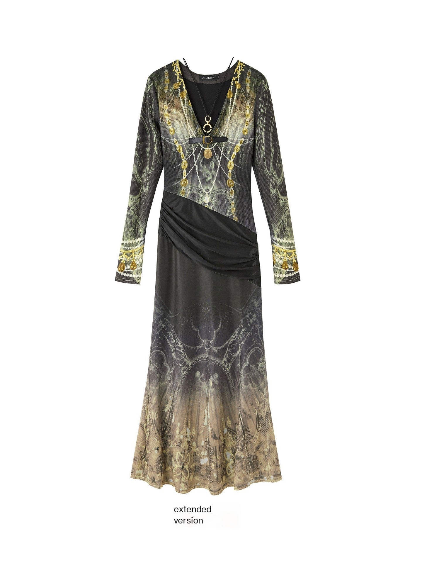 OfAkiva_High_Stretch_High_Waist_Vintage_Floral_V-neck_Long_Sleeve_A_Line_Maxi_Dresses_MISSTT
