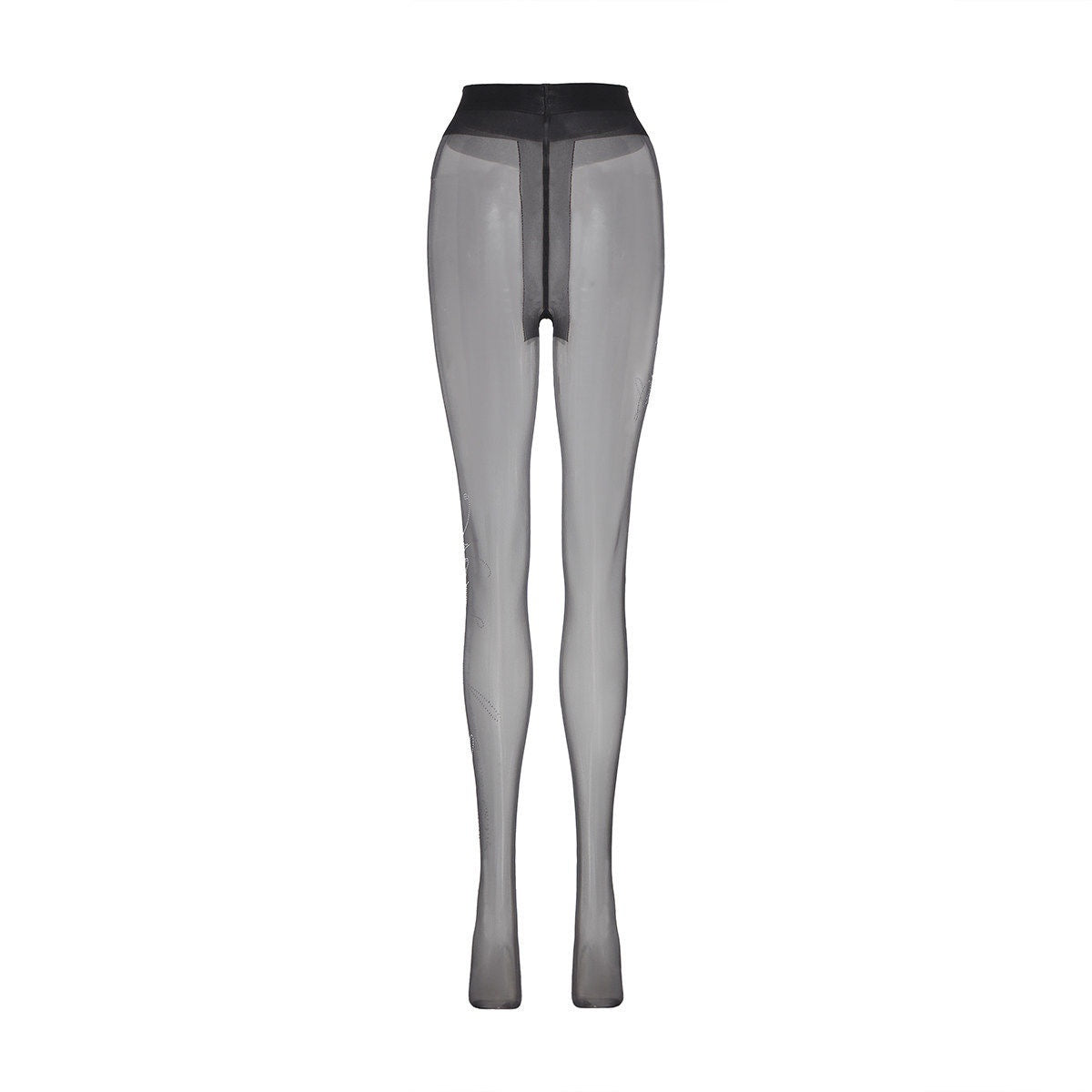 JYOSEI_Butt_Lifting_Ultra_Sheer_Sexy_T_Gusset_Nylon_Spandex_Letter_Print_Black_Hosiery_MISSTT