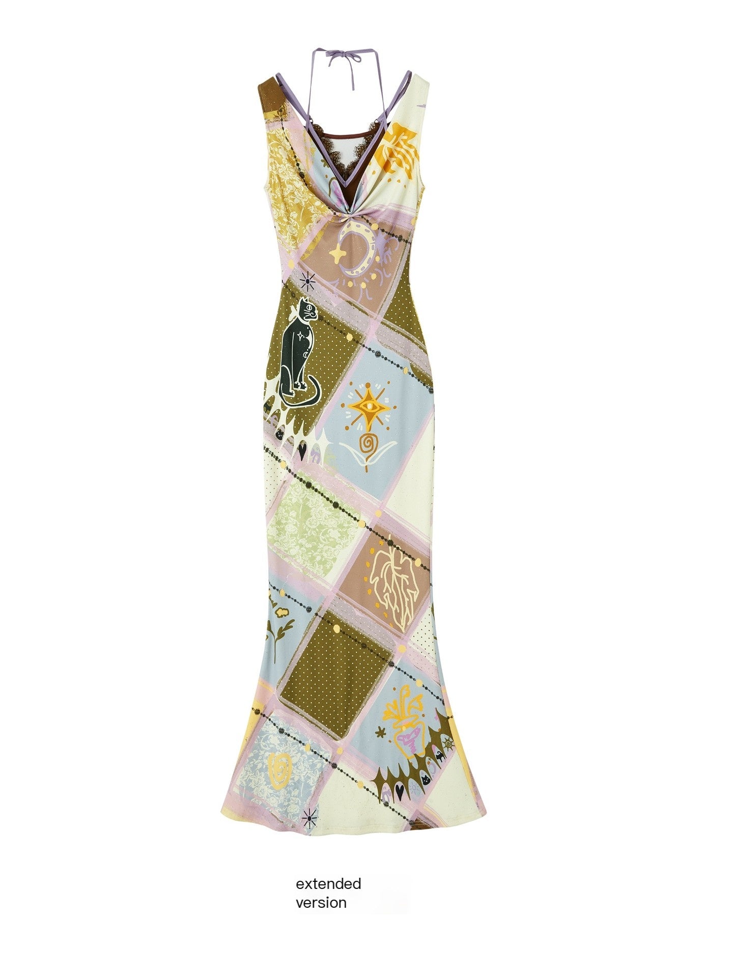 OfAkiva_Breathable_French_Faux_Two_Piece_High_Waist_A_Line_V-neck_Maxi_Dresses_MISSTT
