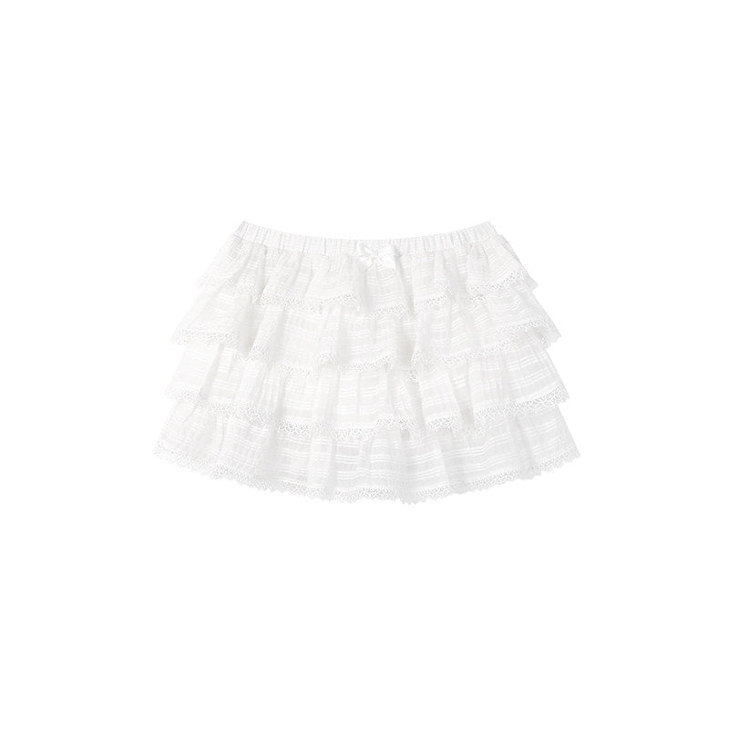 ZERO_Lace_Bow_Accent_Padded_Street_Loose_Cropped_Women_Black_White_Tube_Tops_MISSTT