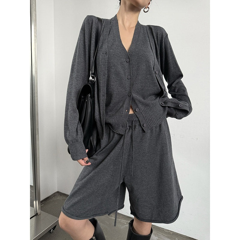 ZERO_Mid_Stretch_3_Piece_Casual_Cropped_Long_Sleeve_Top_Long_Pants_Top_&_Pants_Sets_MISSTT