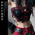 WSW_Original_Cropped_Strapless_Polyester_Red_Black_Women_Tube_Tops_/_Bandeaus_MISSTT