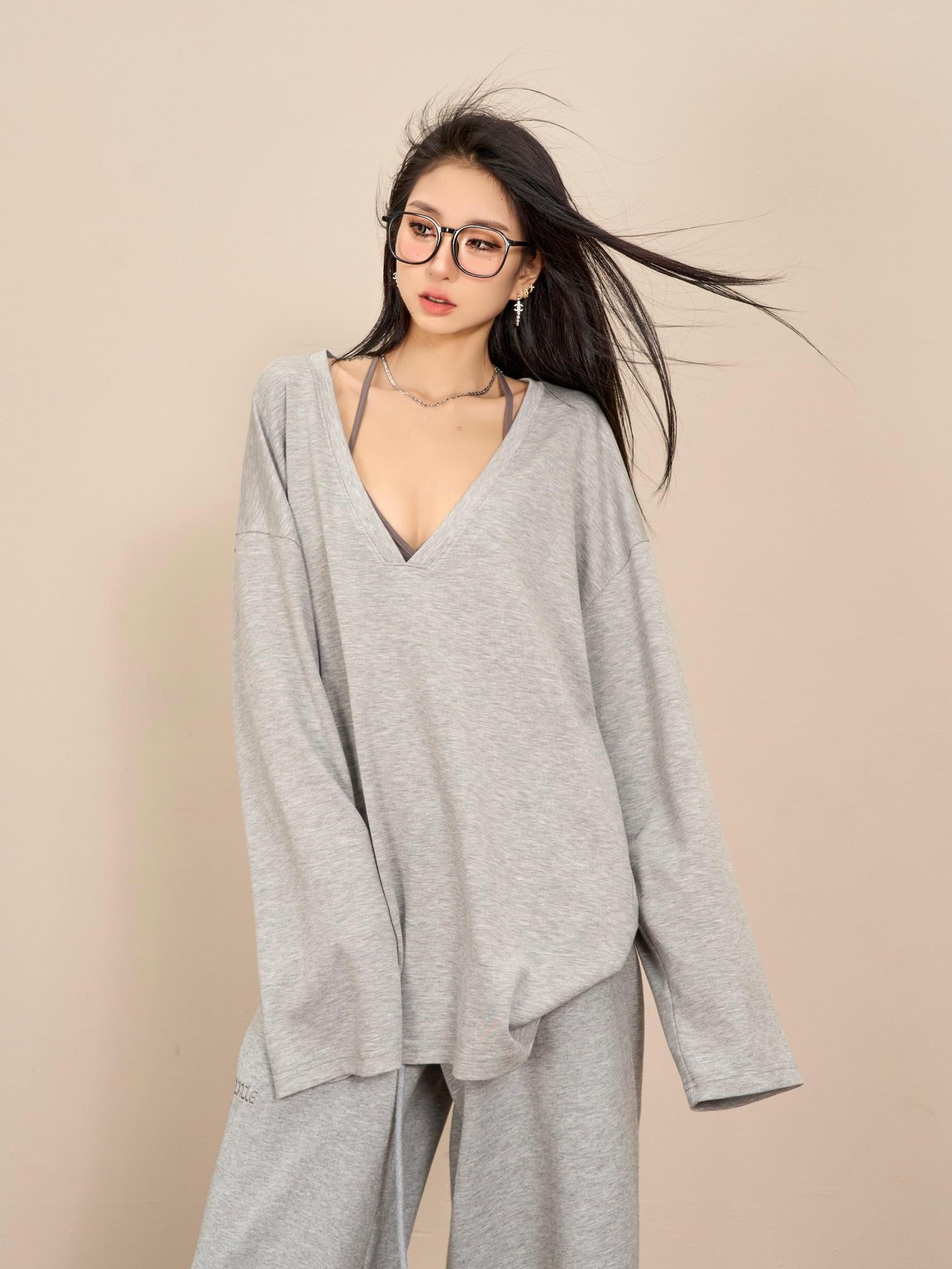 ZERO Backless Halter Slim Knit Cotton Cropped Streetwear Built In Bra Pad Camisoles