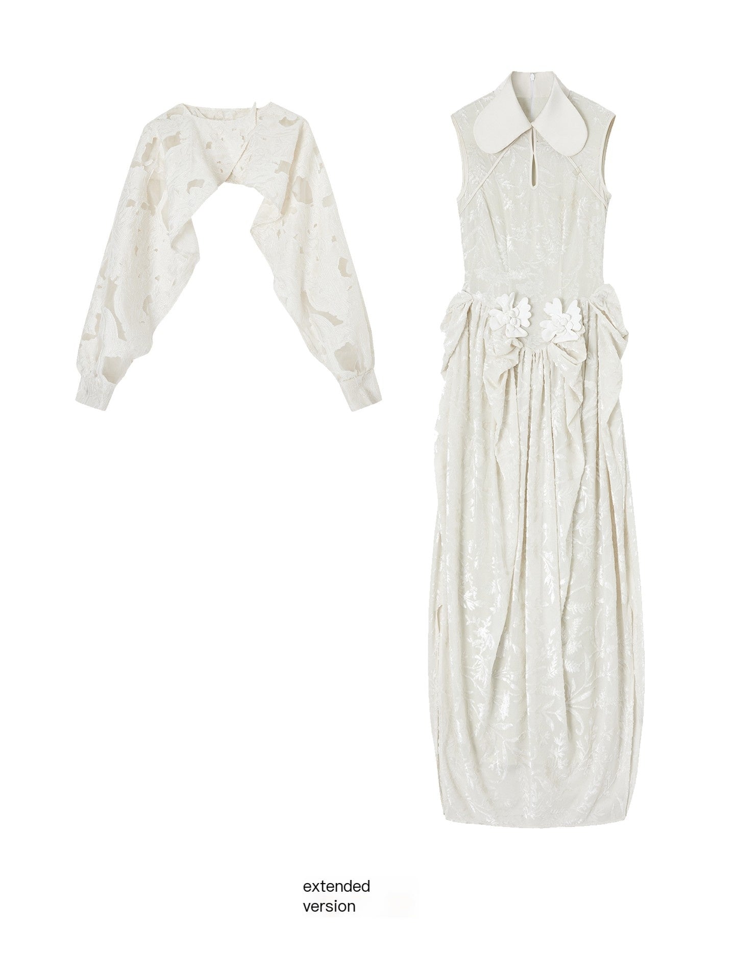 OfAkiva_Elegant_Chinese_Style_Jacquard_High_Waist_A_Line_Two_Piece_Women_Maxi_Dresses_MISSTT