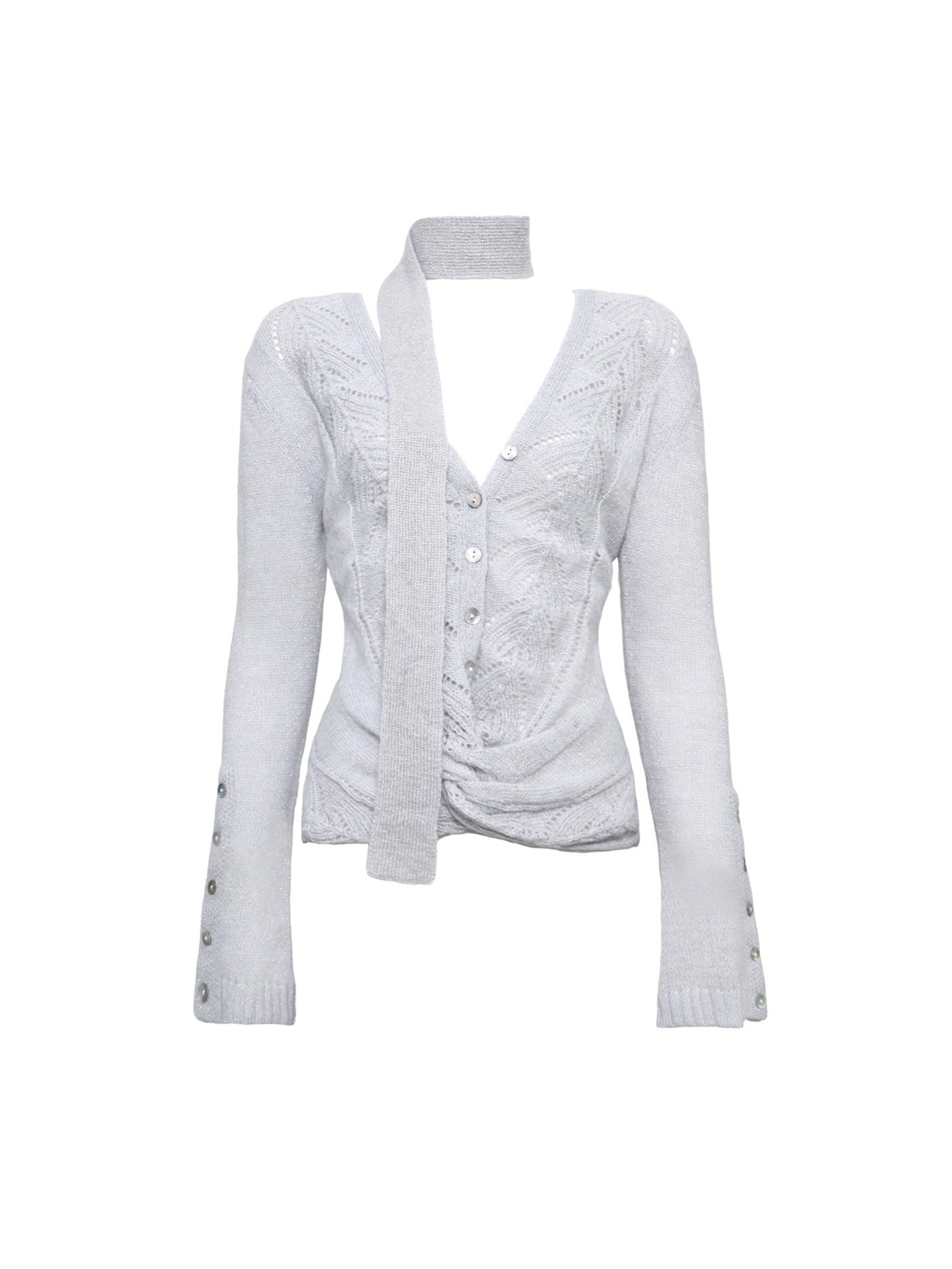 Flowers_birds_Market_Backless_V-neck_Cotton_Knit_Slim_Fit_Cropped_Casual_Ladies_Striped_Cardigans_MISSTT