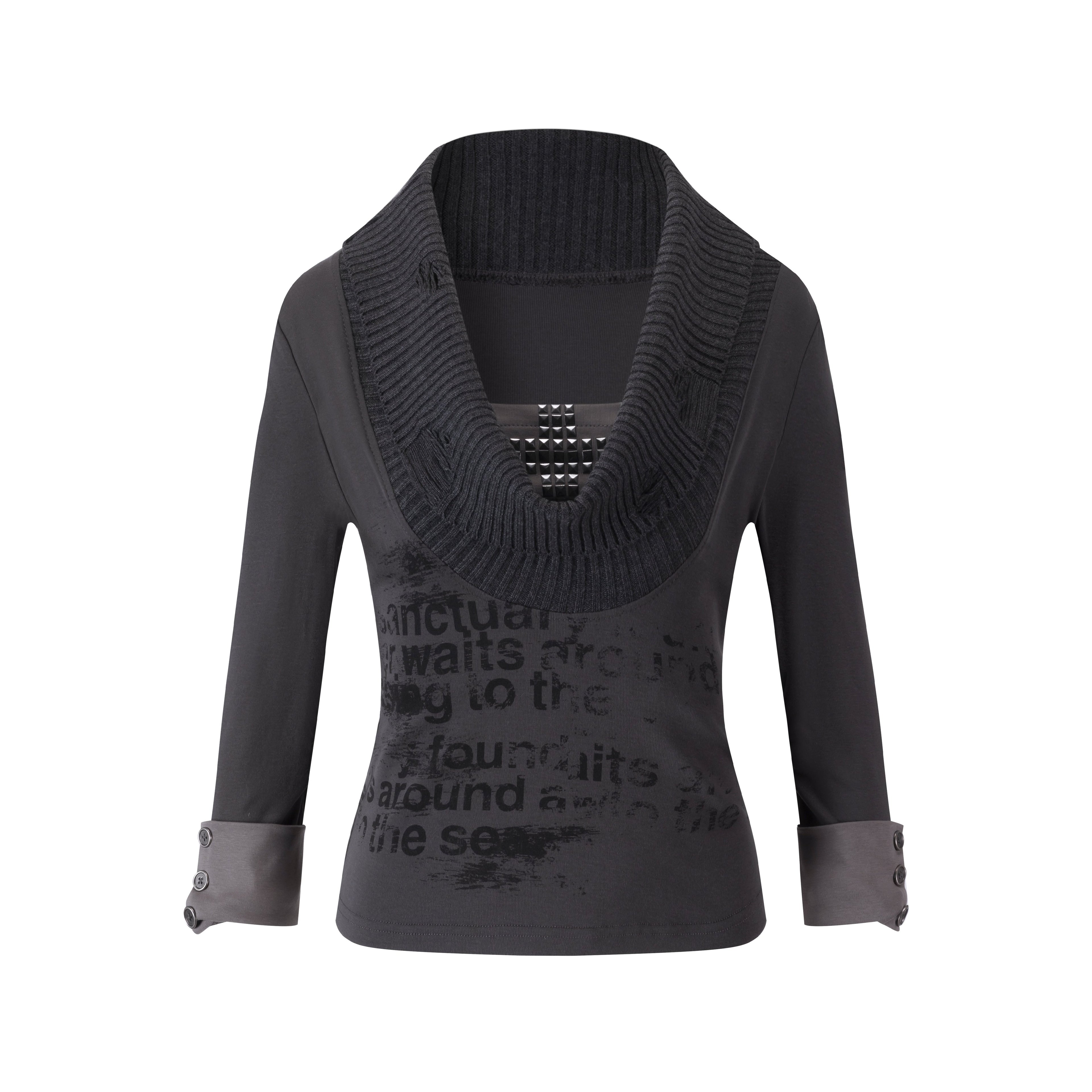 Cest_Nous_Soft_Cotton_Ripped_Punk_Slim_Fit_Collared_Letter_Print_Women_Knitwear_MISSTT