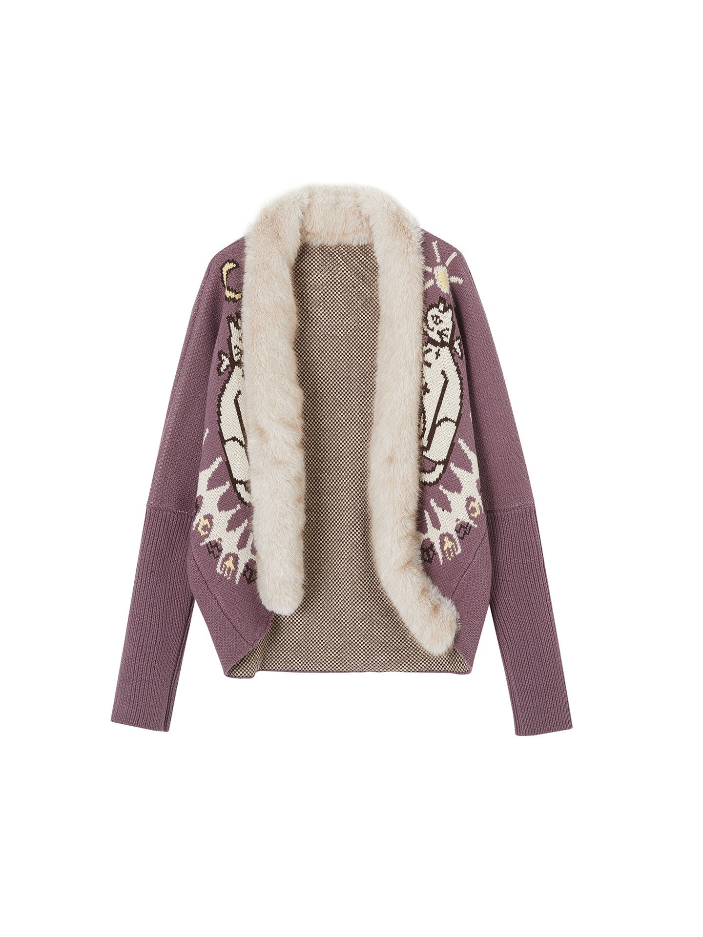 OfAkiva_Oversized_Relaxed_Drop_Shoulder_Turn_Down_Collar_Cropped_Vintage_Women_Cardigans_MISSTT