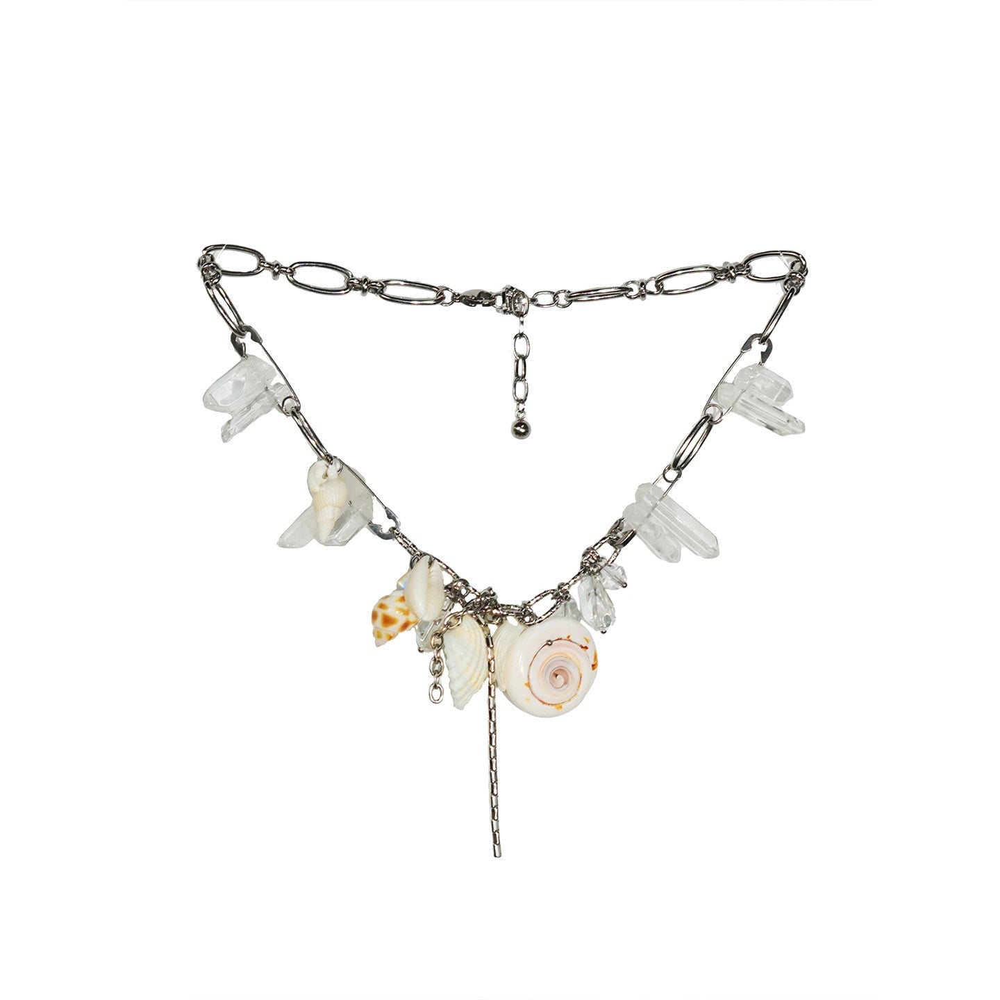 Cest_Nous_Sparkling_Original_Artificial_Crystal_Chain_Women_Silver_Jewelry_Necklaces_MISSTT