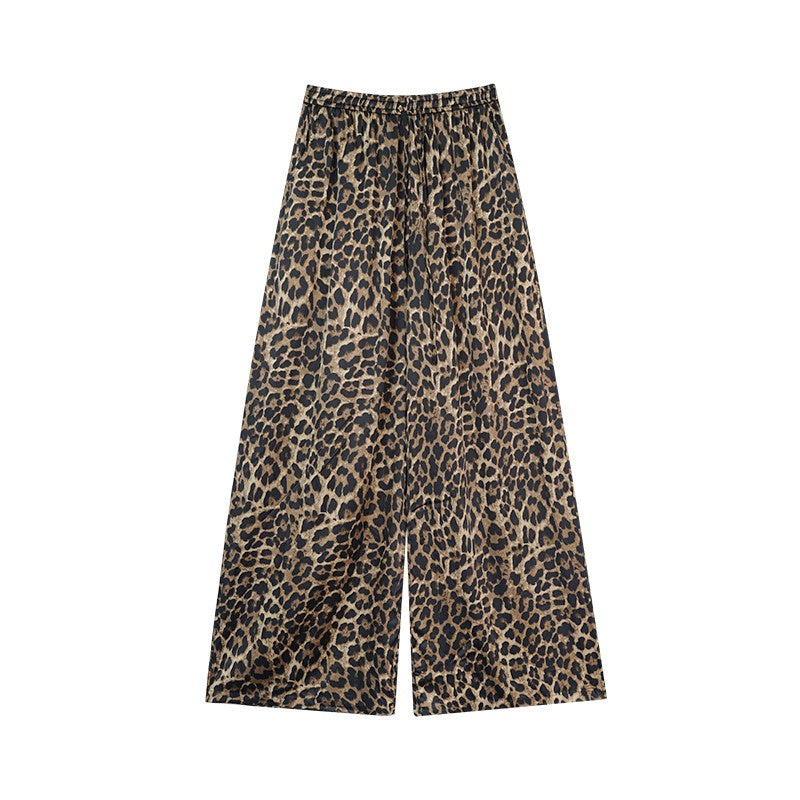 ZERO_Leopard_Print_Three_Piece_Loose_V-neck_Cardigan_Casual_Women_Top_&_Pants_Sets_MISSTT