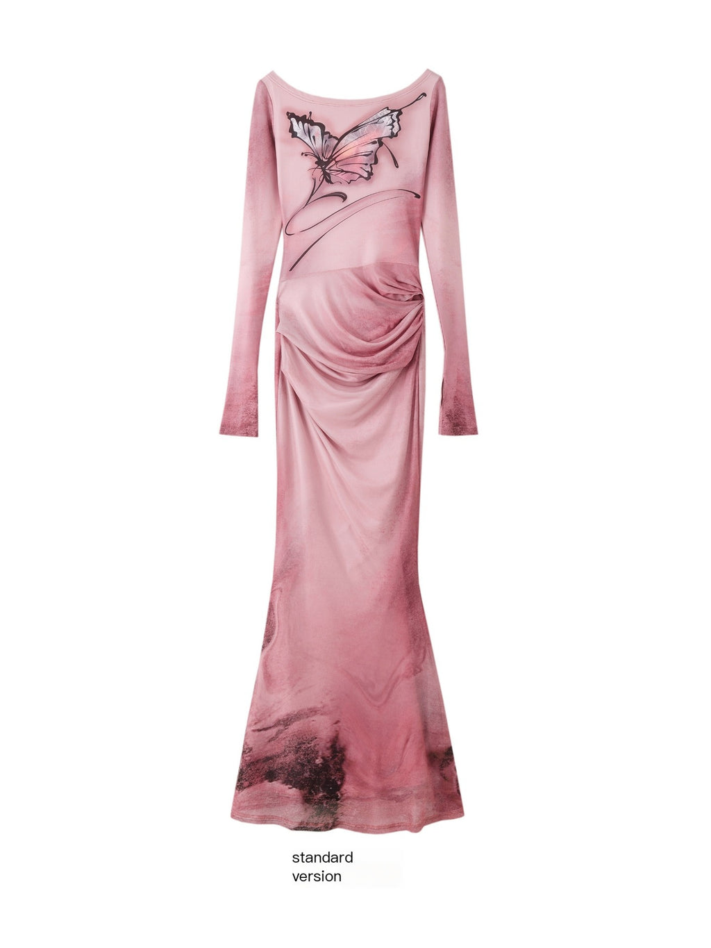 OfAkiva_Printed_Stretch_Polyester_Fishtail_Off_Shoulder_Ladies_Wedding_Maxi_Dresses_MISSTT
