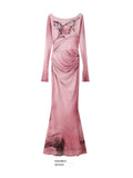 OfAkiva_Printed_Stretch_Polyester_Fishtail_Off_Shoulder_Ladies_Wedding_Maxi_Dresses_MISSTT