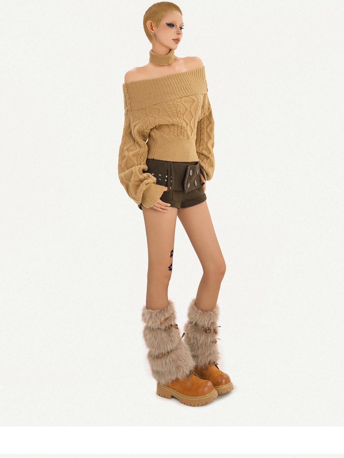 Nico Molly Vintage Thick Straight Cut Natural Waist Women Daily Black Brown Mini Shorts