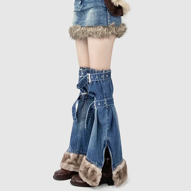 REDDACHIC_American_Vintage_High_Waist_Bodycon_Street_Women'S_Plush_Denim_Mini_Skirts_MISSTT
