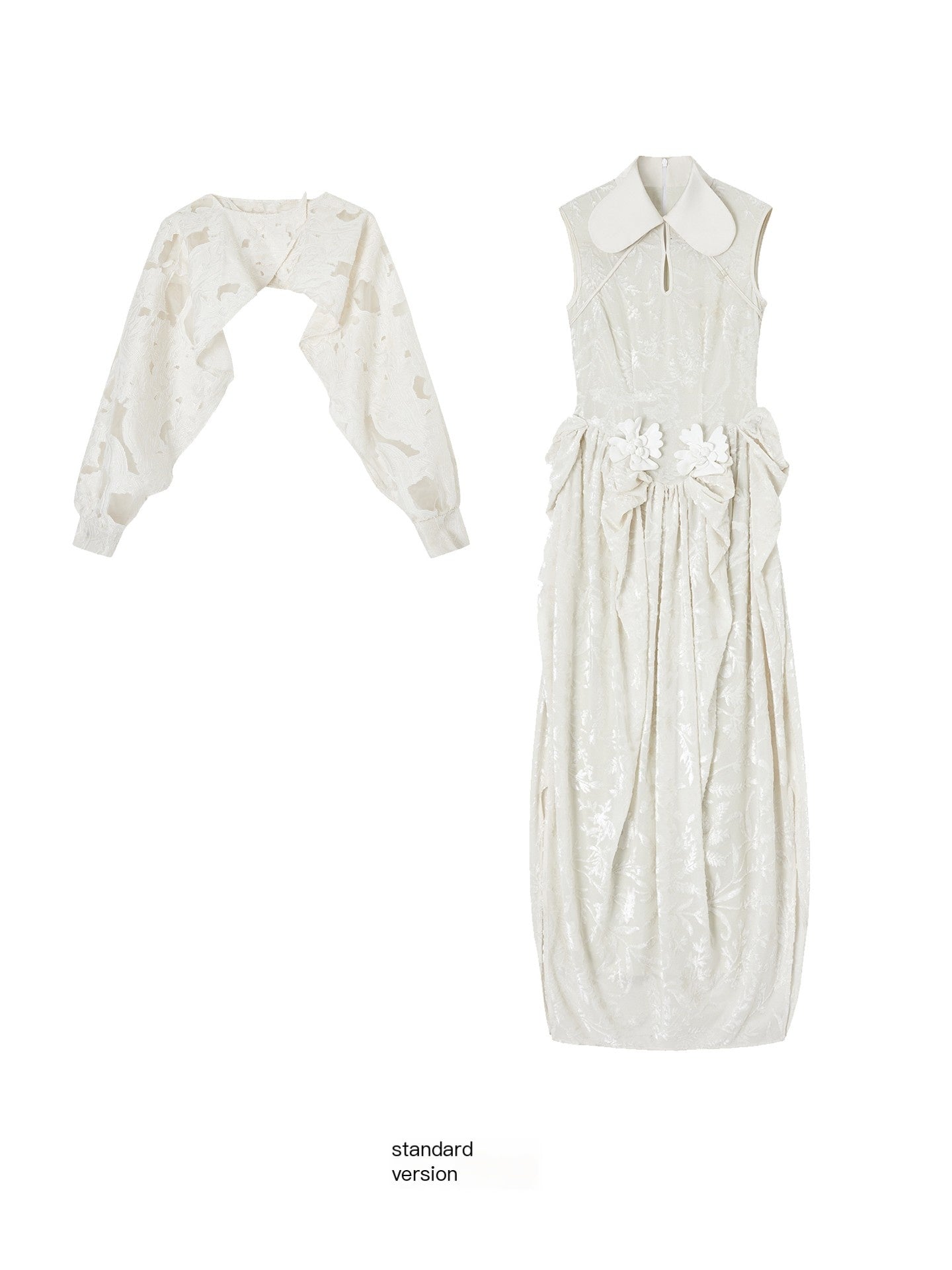 OfAkiva_Elegant_Chinese_Style_Jacquard_High_Waist_A_Line_Two_Piece_Women_Maxi_Dresses_MISSTT
