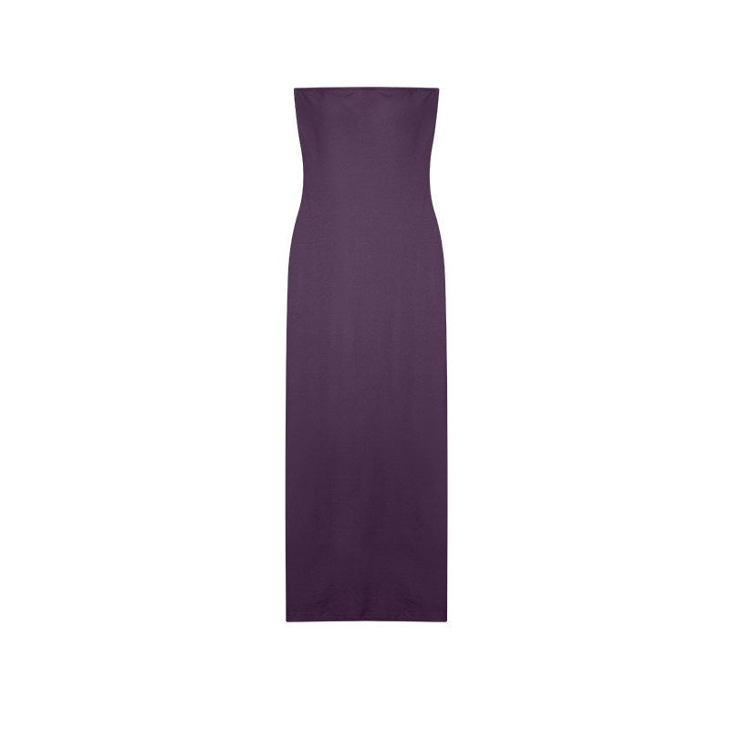 ZERO_Viscose_Knit_Sleeveless_Pencil_Natural_Waist_Casual_Women_Pullover_Maxi_Dresses_MISSTT