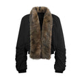 ZERO_Warm_Insulated_Streetwear_Long_Sleeve_Polyester_Black_Green_Cropped_Jackets_MISSTT