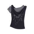Cest_Nous_Bamboo_Cotton_Slim_Fit_Slant_Neck_Graffiti_Print_Women_Shortsleevet-Shirts_MISSTT