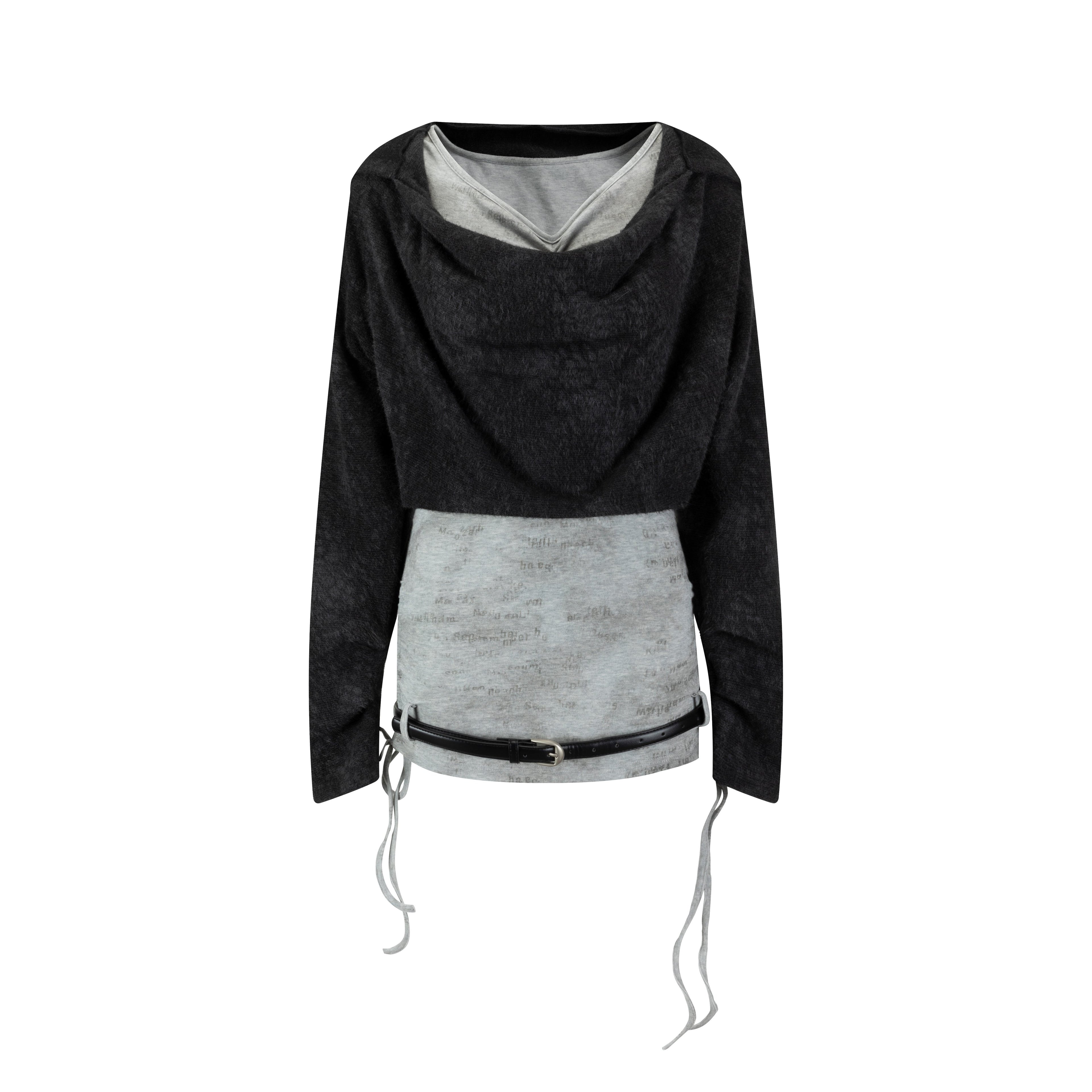 Cest_Nous_Distressed_Relaxed_Fit_Hooded_Striped_Pullover_Casual_Women_Viscose_Knitwear_MISSTT
