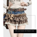 REDDACHIC_Leopard_Print_Patchwork_Tiered_Cake_Women'S_Lace_Denim_Mini_Skirts_MISSTT