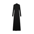 ZERO_High_Stretch_Knit_Slim_Straight_Turtleneck_Long_Sleeve_Black_Maxi_Dresses_MISSTT